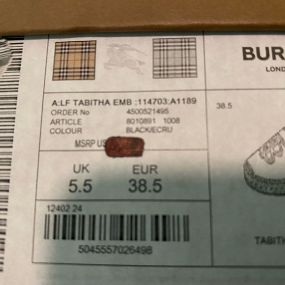 Burberry Espadrilles *like new* - Picture 4 of 5